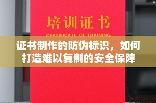 舟山证书制作的防伪标识，如何打造难以复制的安全保障