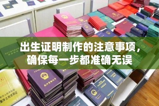 舟山出生证明制作的注意事项，确保每一步都准确无误