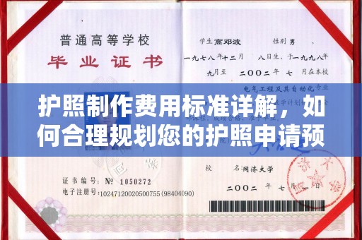 舟山护照制作费用标准详解，如何合理规划您的护照申请预算